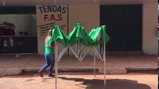 Deise montando Tenda 2x2m Sozinha [upl. by Hsaka458]