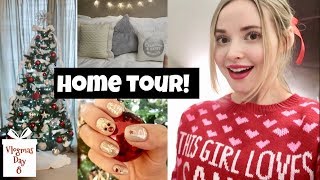 My New Apartment Tour Christmas Style  Vlogmas Day 8 [upl. by Glennon183]