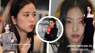 Jennie SUDDENLY Responds To Criticism Jisoo Did it AgainAnother HIt  Jennie amp Jisoo News [upl. by Barthol]