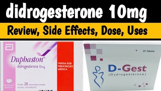 DYDROGESTERONE tablets ip 10 mg  Duphaston 10mg  dydroboon tablet uses in hindi [upl. by Pitzer740]