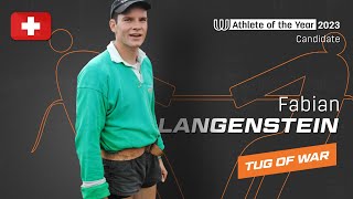 Fabian Langenstein  Tug of War candidate for The World Games Athlete of the Year 2023 [upl. by Adyan]