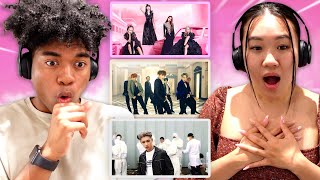 NON KPOP FAN reacts to KPOP  BLACKPINK Stray Kids NewJeans etc for THE FIRST TIME [upl. by Ronal277]