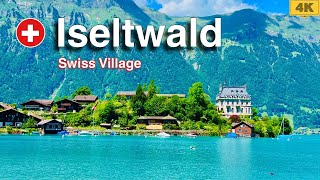 Real Life Fairytale Village in Switzerland  Iseltwald  Swiss Valley  Lake Brienz [upl. by Giacobo]