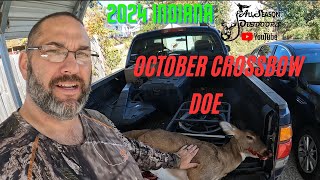 2024 Indiana October Crossbow Hunt [upl. by Anaahs80]