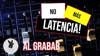 Cómo eliminar LATENCIA y RETRASO de audio al grabar  El Capitán estudio [upl. by Kera]