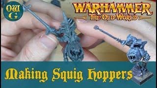 Building the Boingrot Bounderz from Stormbringer issue 48 as a Night Goblin Squig Hopper mob [upl. by Nella]