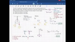 Problem 3a Forces [upl. by Onirefes]