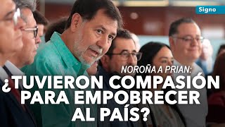 Noroña “aporrea” a la oposición en el Senado [upl. by Solley269]