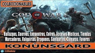 God of War  Midgard Konùnsgard Guía de Coleccionables 100 [upl. by Grant]