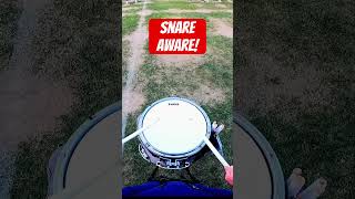 SNARE AWARE GoPro Head Cam jig2 drums marching drummer [upl. by Amri]