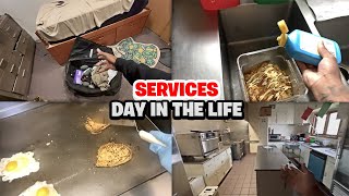 SERVICES 3F1X1 DAY IN THE LIFE 👨‍🍳 [upl. by Natanoy]