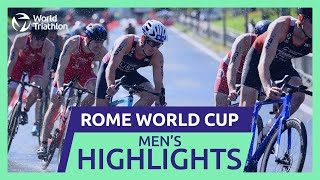 Race Highlights  2024 ROME WORLD TRIATHLON CUP  Men [upl. by Nylacaj]