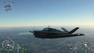 Beechcraft V35B  Cross Country Leg 4 KMWH  KLWS [upl. by Bibah]