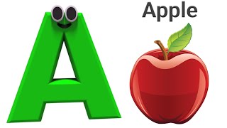 The ABC Phonic Song  Toddler Learning Video  quotA is for Apple a a Apple B is for Baby b b Babyquot [upl. by Rhyner]