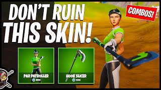 The NEW PAR PATROLLER Skin Gameplay  Combos Before You Buy Fortnite Battle Royale [upl. by Erodavlas]