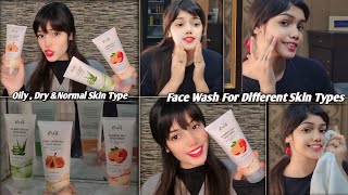 Different Skin Type Of Face Wash  Skin Care  Face Wash Review  OilyampDry Face Wash  Malaika Khan [upl. by Ellainad669]