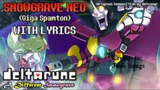 Snowgrave NEO GIGA SPAMTON Theme WITH LYRICS 1 hour mix credits to JunoSongs [upl. by Dasha]