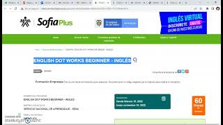 Tutorial final inscripción cursos de Inglés SENA 2022 [upl. by Carmine754]
