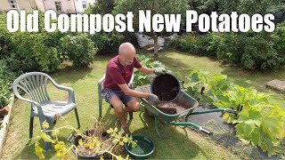 Can you use old compost to grow potatoes  Allotments For Fun and Food [upl. by Kelam110]