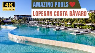 Escape to Paradise Relax and Unwind at Lopesan Costa Bavaro AllInclusive Resorts Stunning Pools [upl. by Nasah]