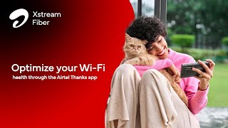 Optimize your wifi health through the airtelthanksapp [upl. by Lawrence]