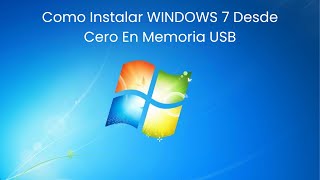 Como Instalar WINDOWS 7 Desde Cero En Memoria USB  Completamente Legal  PASO A PASO 2024 ✅ [upl. by Iruyas]