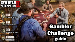 Gambler Challenge Guide  Tips to complete them  Red Dead redemption 2 [upl. by Reeves]