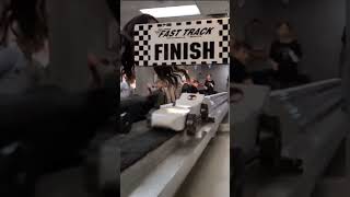 Slow Motion Photo Finishes Pinewood Derby shorts [upl. by Fabron]