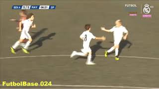 GOLAZO de Mateo Pozo con el benjamín A del Real Madrid [upl. by Bathilda]