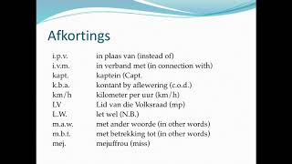 Steducentre Afrikaans L25 Afkortings [upl. by Vicki]