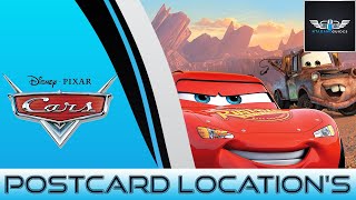 Cars Lizzies Postcard Hunt Locations HD [upl. by Naibaf]