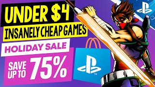 14 FANTASTIC PSN Game Deals UNDER 4 PSN HOLIDAY SALE 2023 CRAZY CHEAP PS4PS5 Games to Buy [upl. by Yenruoc331]