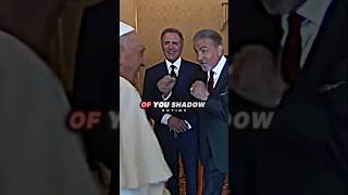 Sylvester Stallone Shadowboxing The Pope [upl. by Teeniv]