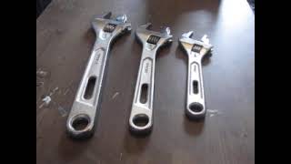 Kobalt adjustable wrench tool review [upl. by Akemej]