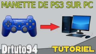 BrancherUtiliser Votre Manette de PS3 DualShock3 Sur Votre PC Windows  Tutoriel FR [upl. by Ronda]