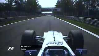 Juan Pablo Montoyas recordbreaking lap of Monza  2004 Italian GP [upl. by Puna]