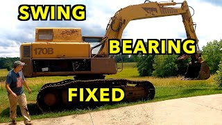 Excavator Repair Swing Bearing Injectors Injection Pump Oil Cooler [upl. by Cara]