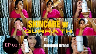 Skincare w Qurrath EP 01 ft Hmmmm India skincare brand  Clear amp Glowing Skin with Hmmm products [upl. by Anin]