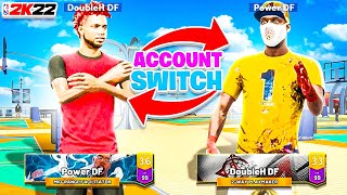 I SWITCHED BUILDS w DOUBLEH DF in NBA 2K22 • BEST GUARD BUILD amp BEST BIGMAN BUILD SWITCH PLACES [upl. by Peacock]