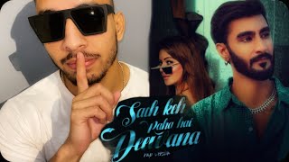 RCR Sach Keh Raha Hai Deewana  RapVersion  Official Video  KK REACTION 🫨 [upl. by Aikyn826]