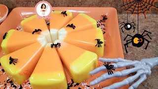 GELATINA CANDY CORN  HALLOWEEN 🎃 Jello [upl. by Aicats]