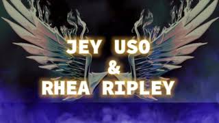 Jey uso amp Rhea Ripley Remix TITANTRON WWE [upl. by Buiron]