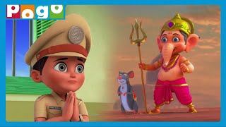 Little Singham Aur Ganesh Ji Ke Adventures 🐘  Happy Ganesh Chaturthi 🙏 Festival  PogoChannel [upl. by Wojak254]