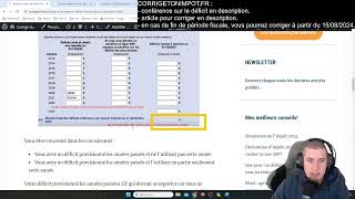 URGENT  Bug sur le déficit foncier sur la déclaration 2024 Comment vérifier et corriger [upl. by Dnilasor379]