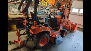 Kubota BX1880 Deck Leveling [upl. by Nosduj]