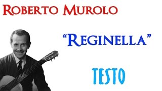 Roberto Murolo  Reginella  TESTO ᴴᴰ [upl. by Aneeuq]