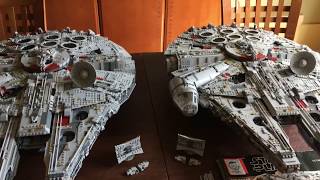 Lego 75192 vs Lepin 05132 UCS Millennium Falcon Part Four [upl. by Mikahs636]