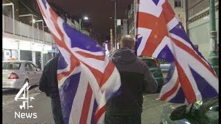 On the streets with farright extremists Britain First  Channel 4 News [upl. by Eilatan541]