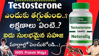 How to increase Testosterone levels naturally  causes  treatment options explained by pharmacist [upl. by Mokas]