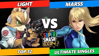 SSC 2023 Top 32  Light Fox Vs Marss ZSS Smash Ultimate Tournament [upl. by Schuman]